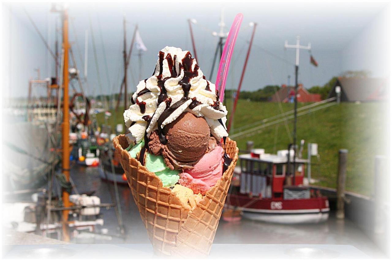 Oltmanns Ferienhaus Bummert Am Hafen Greetsiel Dış mekan fotoğraf