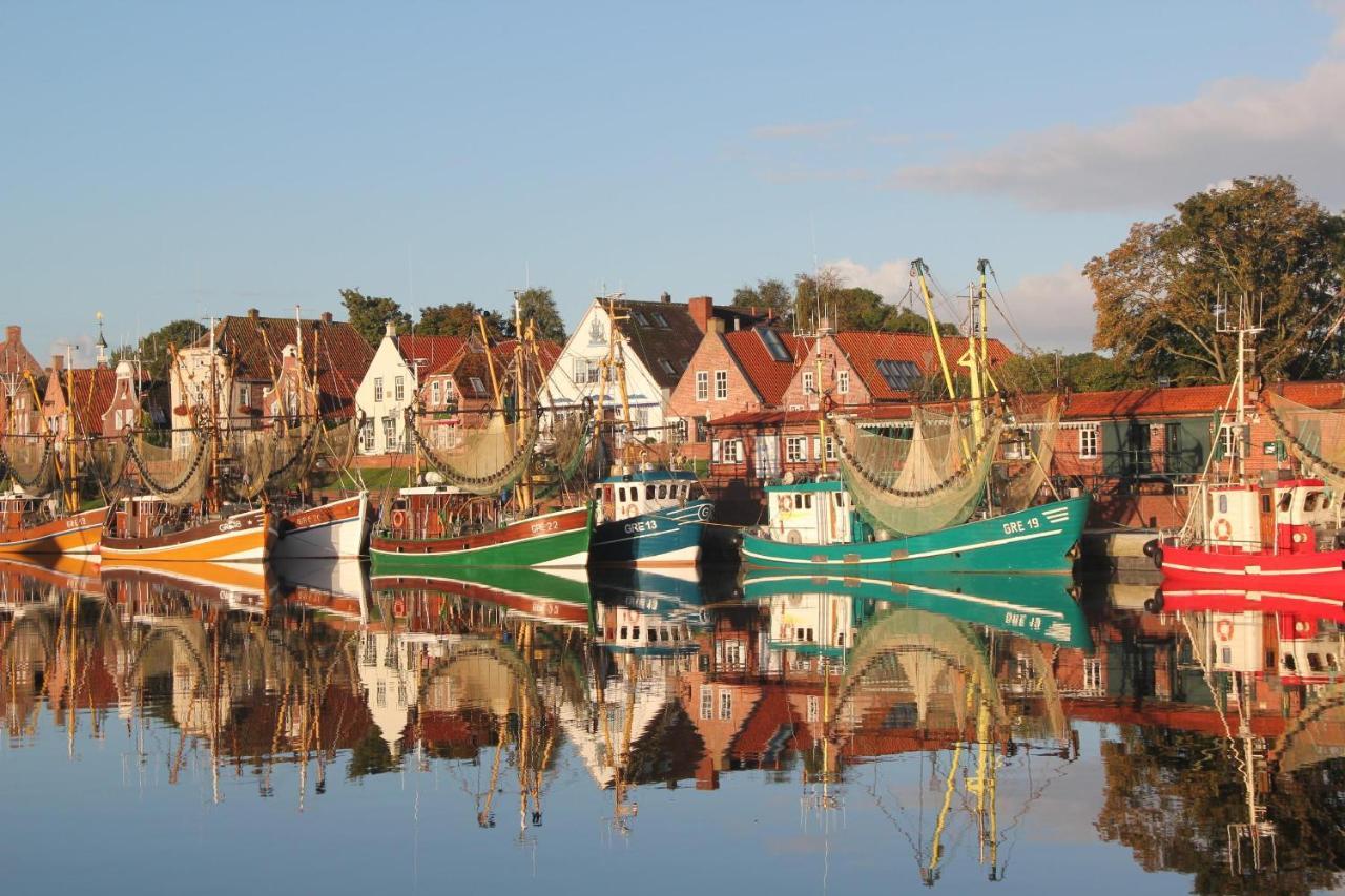 Oltmanns Ferienhaus Bummert Am Hafen Greetsiel Dış mekan fotoğraf