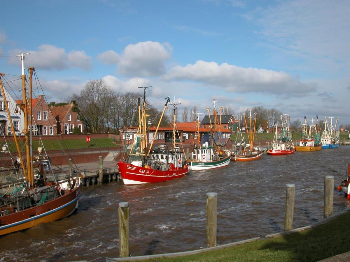 Oltmanns Ferienhaus Bummert Am Hafen Greetsiel Dış mekan fotoğraf