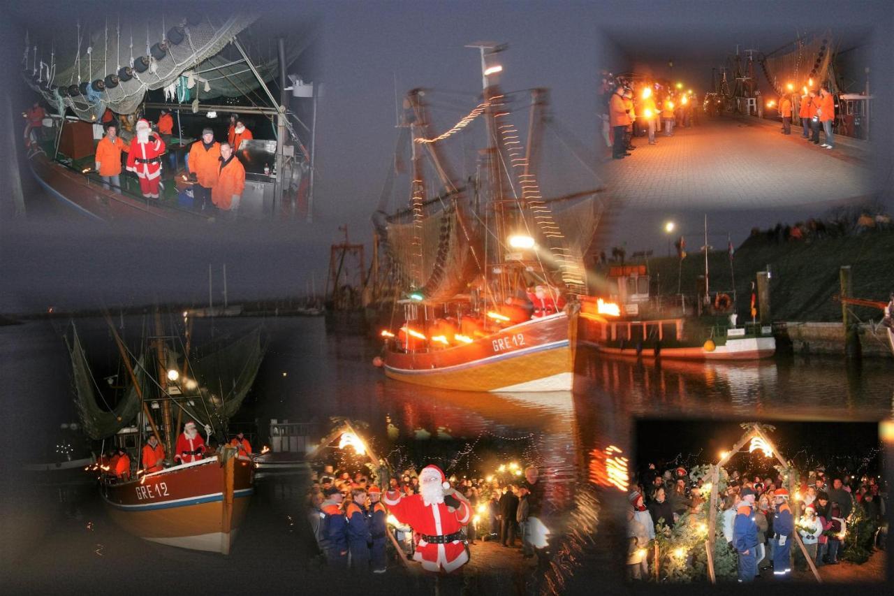 Oltmanns Ferienhaus Bummert Am Hafen Greetsiel Dış mekan fotoğraf
