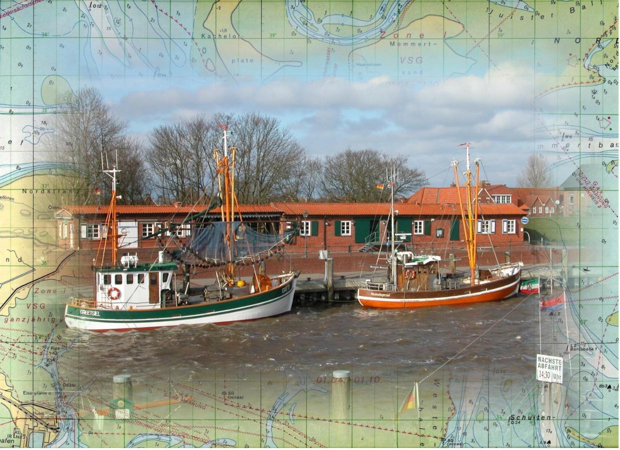 Oltmanns Ferienhaus Bummert Am Hafen Greetsiel Dış mekan fotoğraf