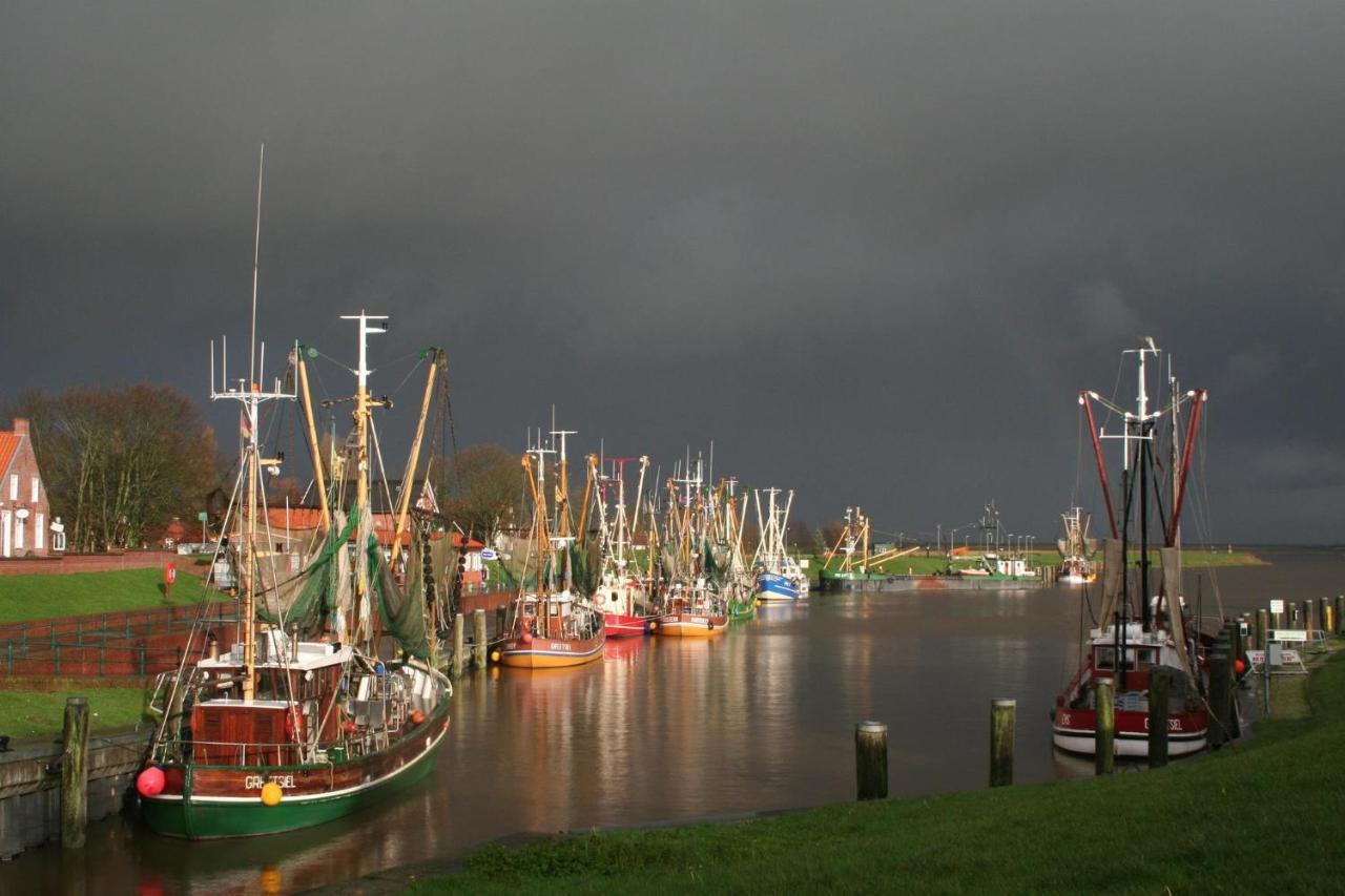 Oltmanns Ferienhaus Bummert Am Hafen Greetsiel Dış mekan fotoğraf