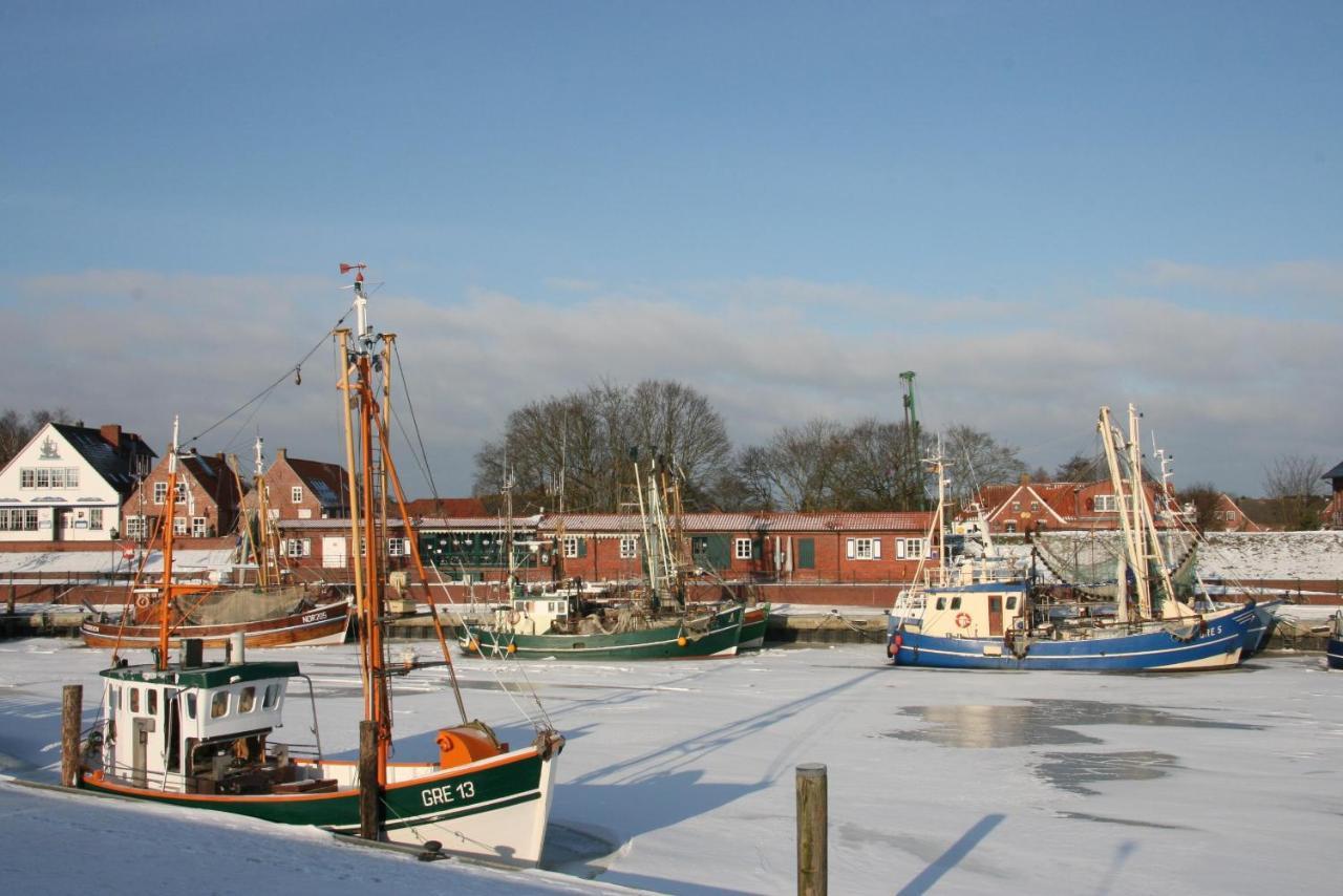 Oltmanns Ferienhaus Bummert Am Hafen Greetsiel Dış mekan fotoğraf